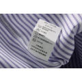 Striped Slim Fit 100% Baumwoll -Herrenhemd